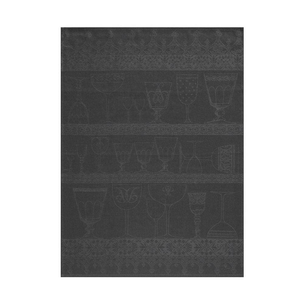 Essuie-Verres en Lin Cristal Ardoise