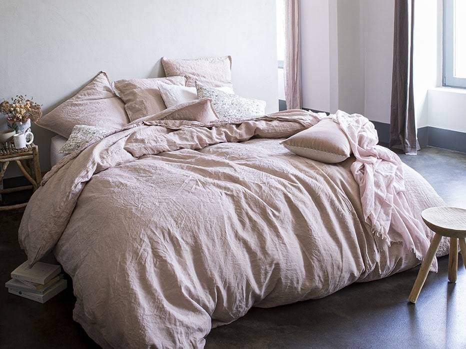 Parure de lit en lin Nouvelle Vague Boisé