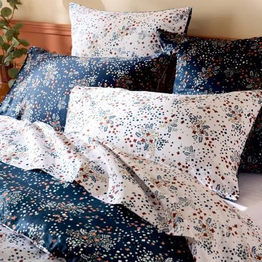 Taie de traversin Lilou Marine