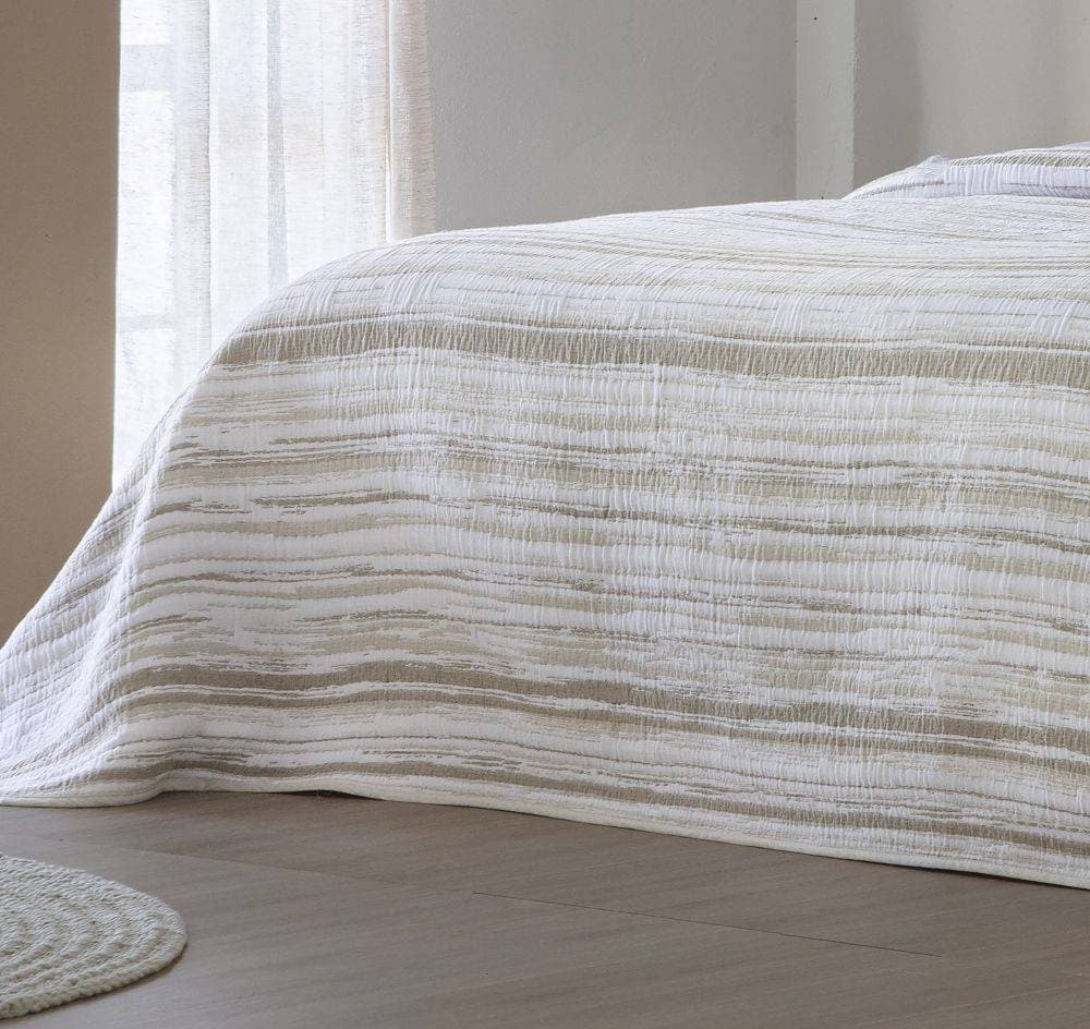 Couvre lit Eliot Beige