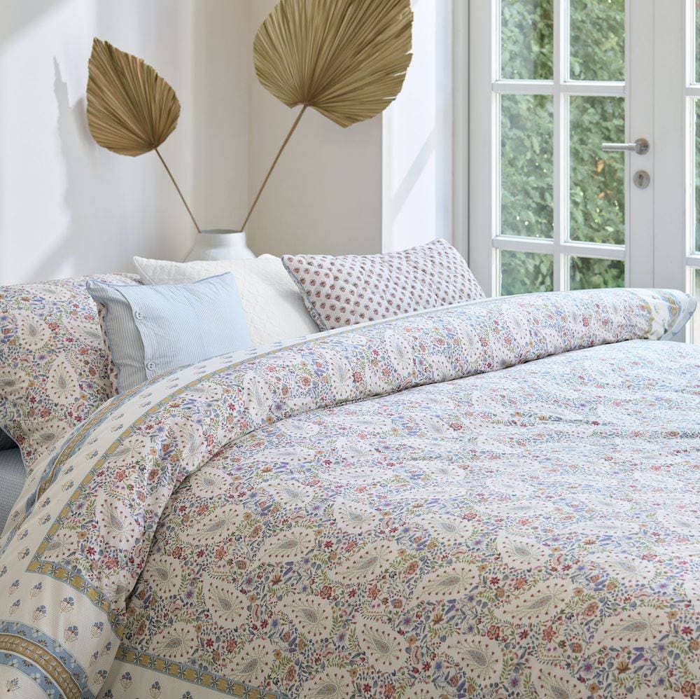 Parure de couette Kairi Bloom bleu