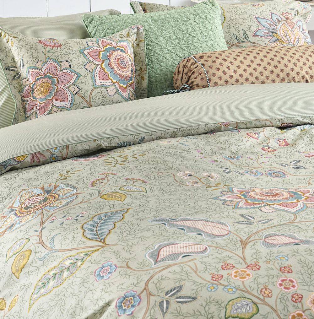 Parure de couette Mumbai Morning Vert