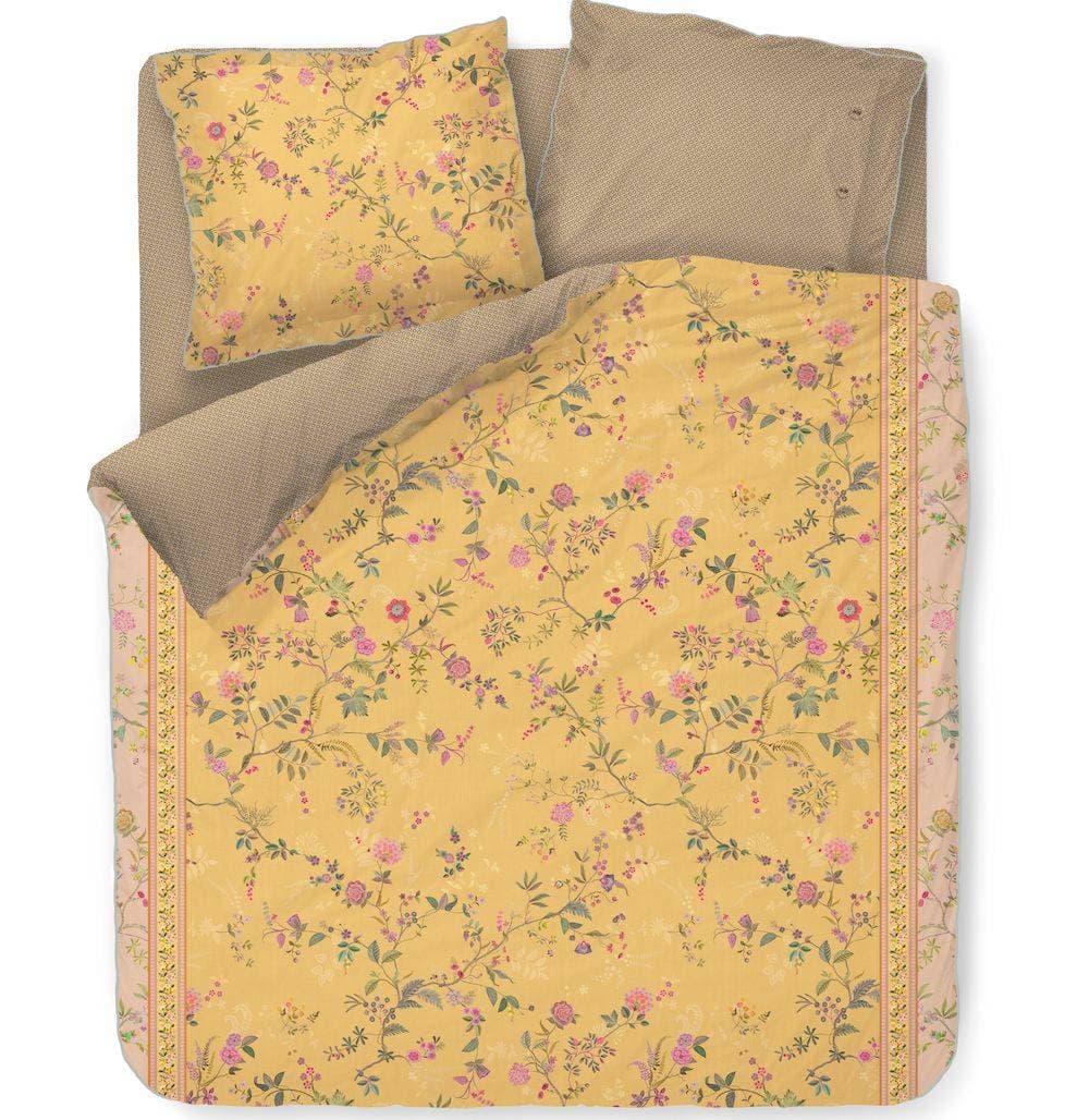 Parure de couette Bodhi Flower Jaune