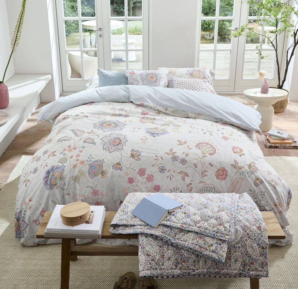 Parure de couette Mumbai Morning Bleu