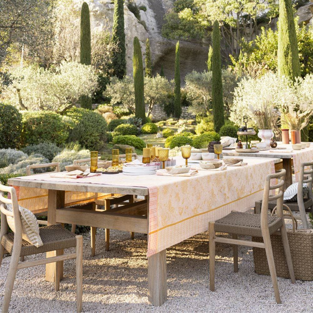 Nappe Eté Indien Abricot