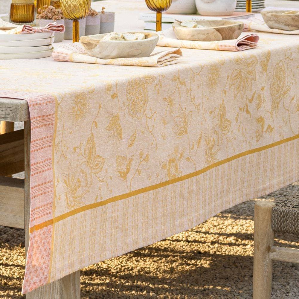 Nappe Eté Indien Abricot