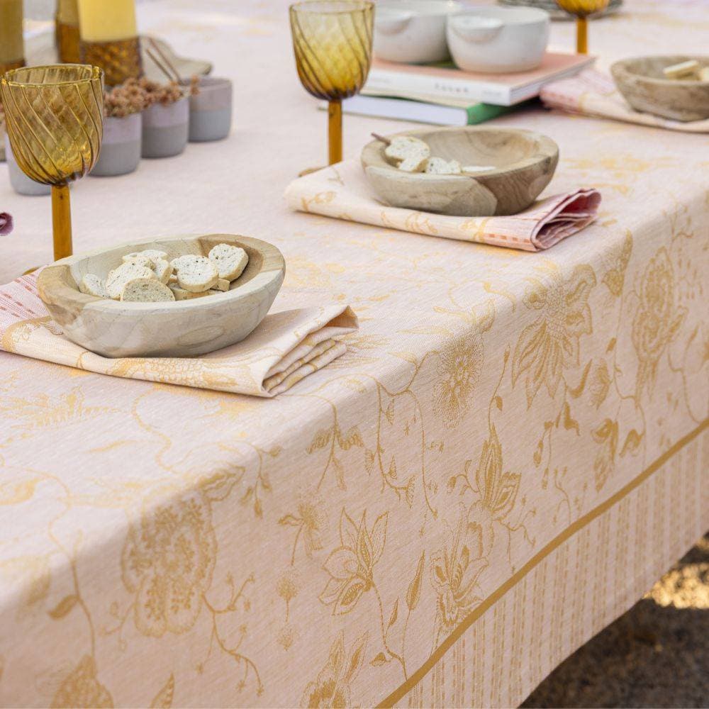 Nappe Eté Indien Abricot