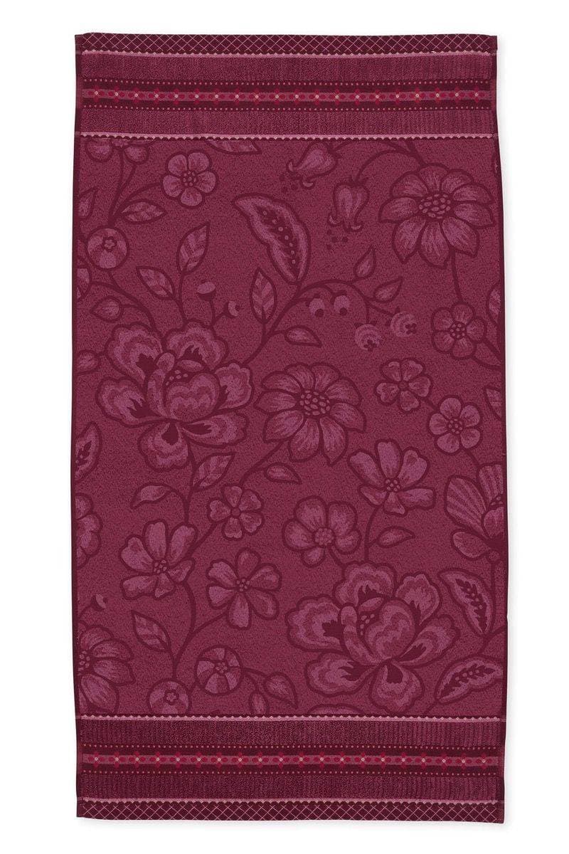 Serviette Jasmin Rose foncé
