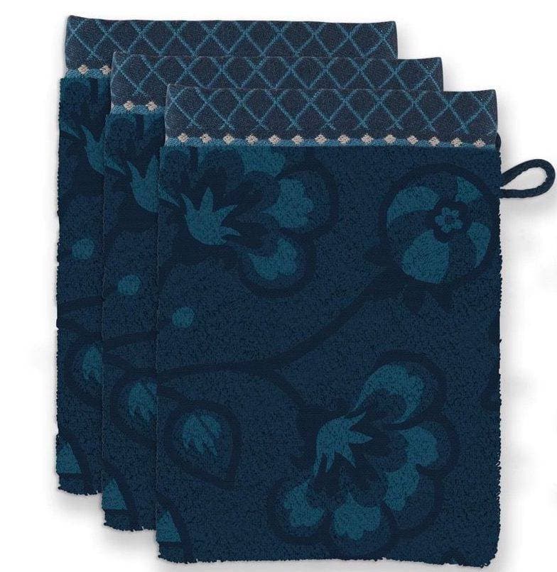 Lot de 3 gants Jasmin Bleu