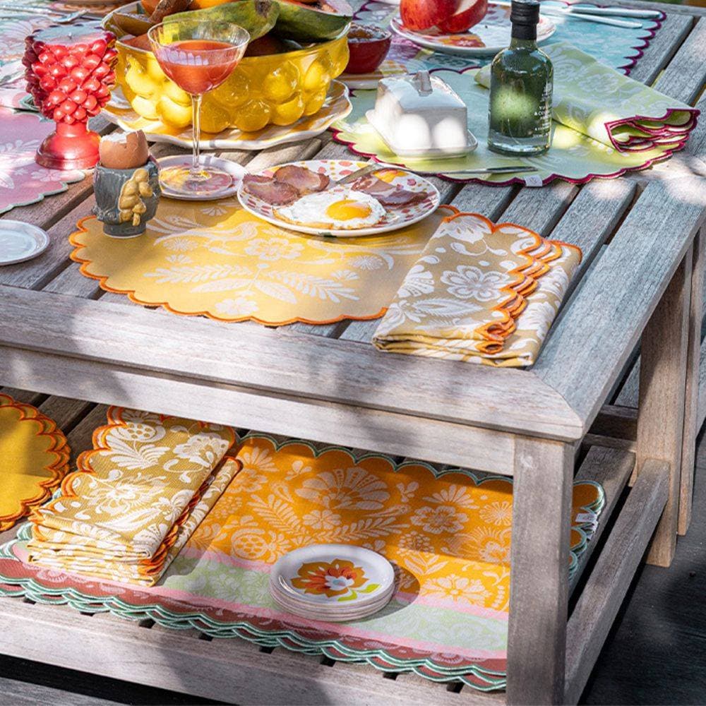 Lot de 4 sets de table Alegria Lagoon