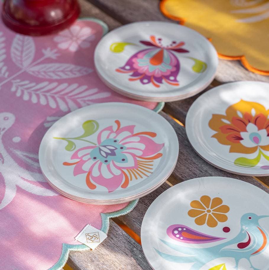 Lot de 4 sets de table Alegria Sorbet