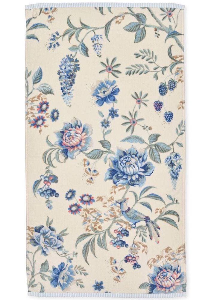 Linge de bain Secret Garden Blanc/Bleu