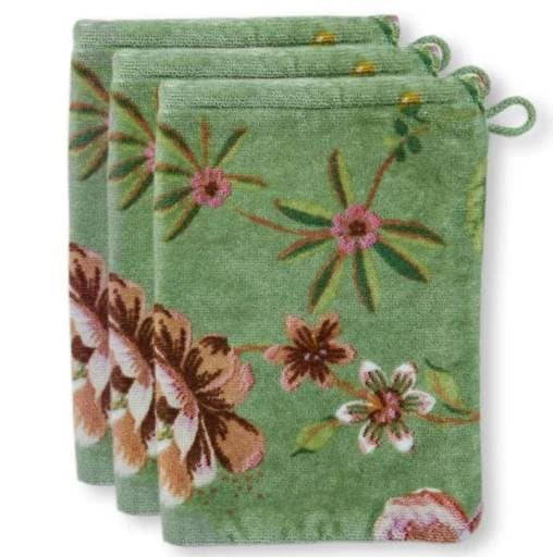 Lot de 3 gants Secret Garden Vert