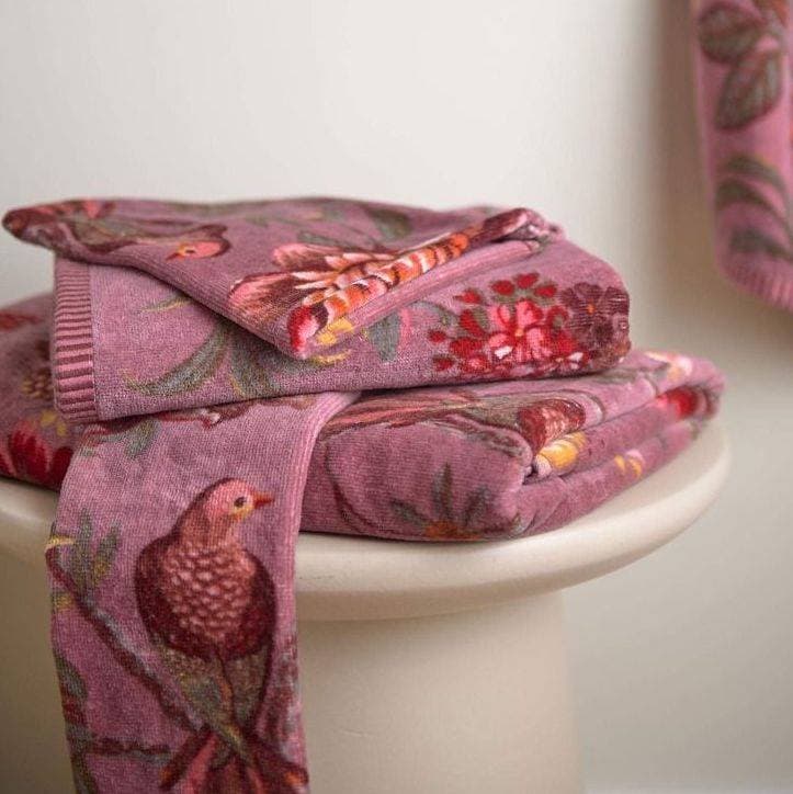 Linge de bain Secret Garden Mauve
