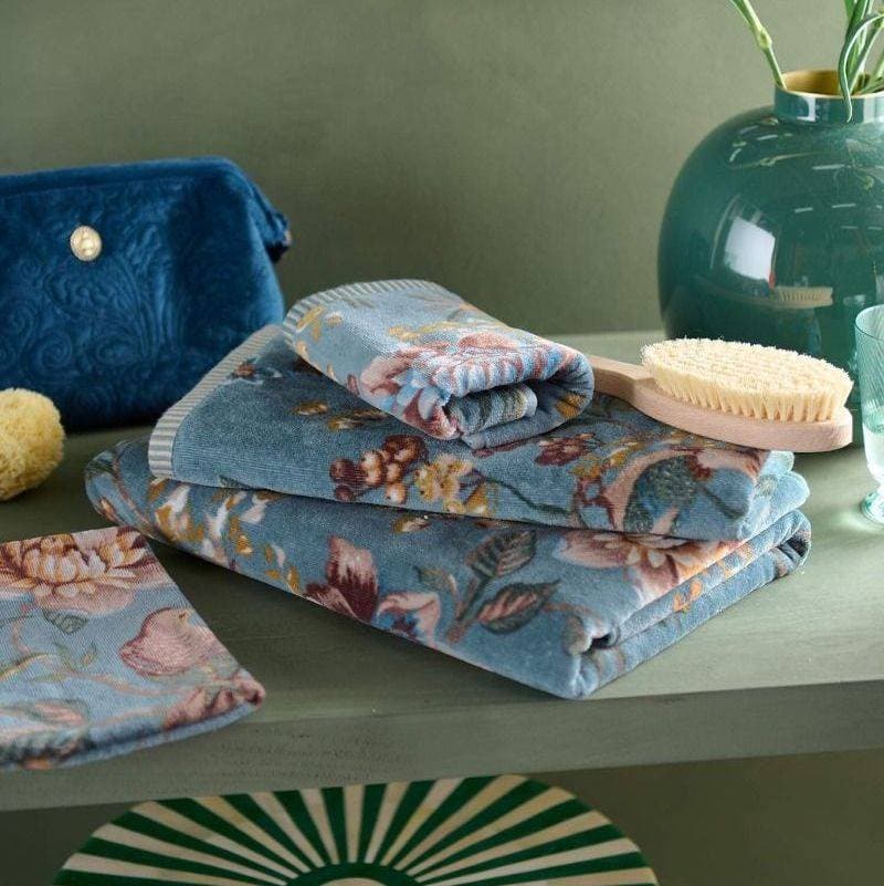 Serviette Secret Garden Bleu