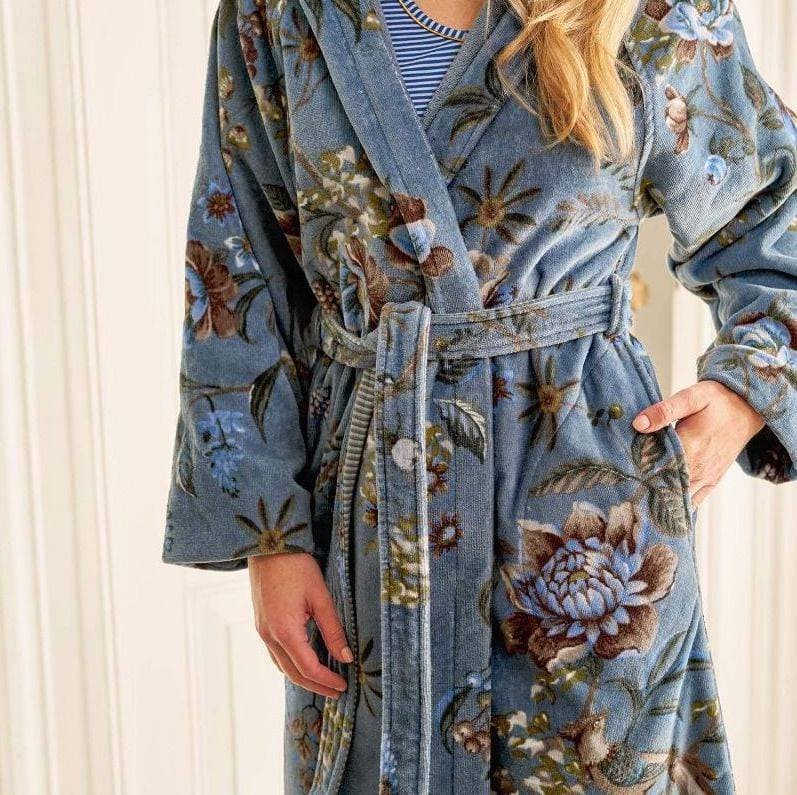 Peignoir Secret Garden Bleu