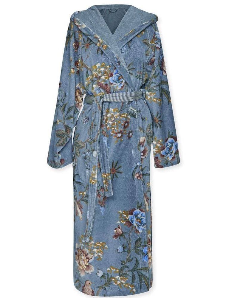 Peignoir Secret Garden Bleu