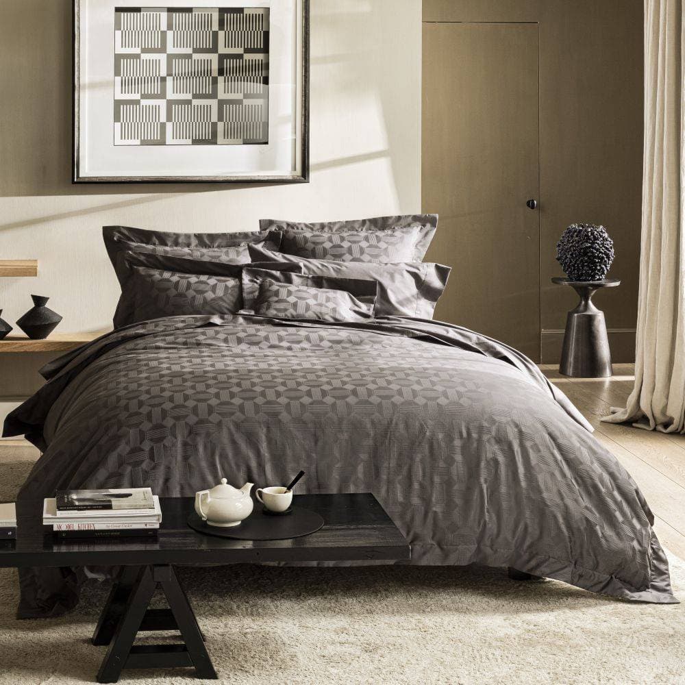 Housse de couette Palacio Fusain