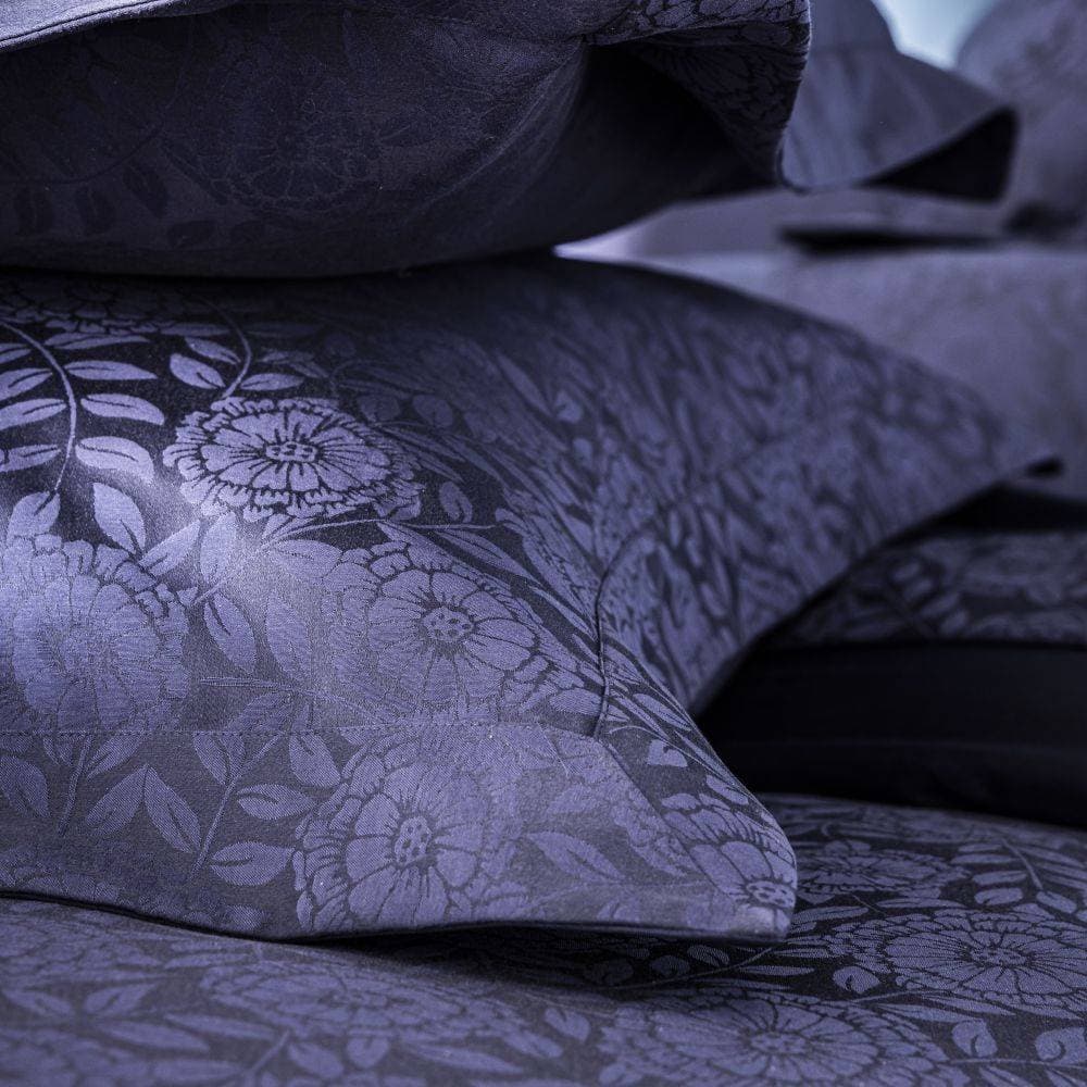 Taie d'oreiller Flora Encre