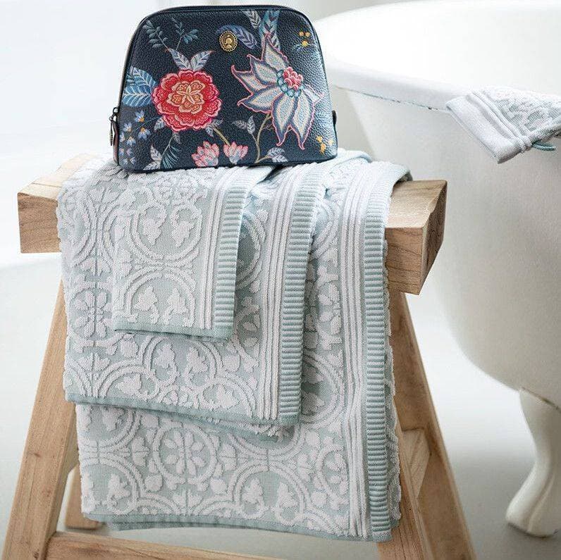 Linge de bain Tile Bleu clair