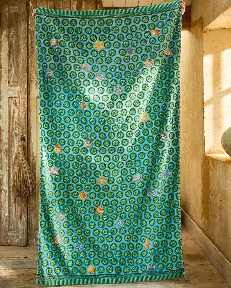 Drap de plage Sea Dots vert