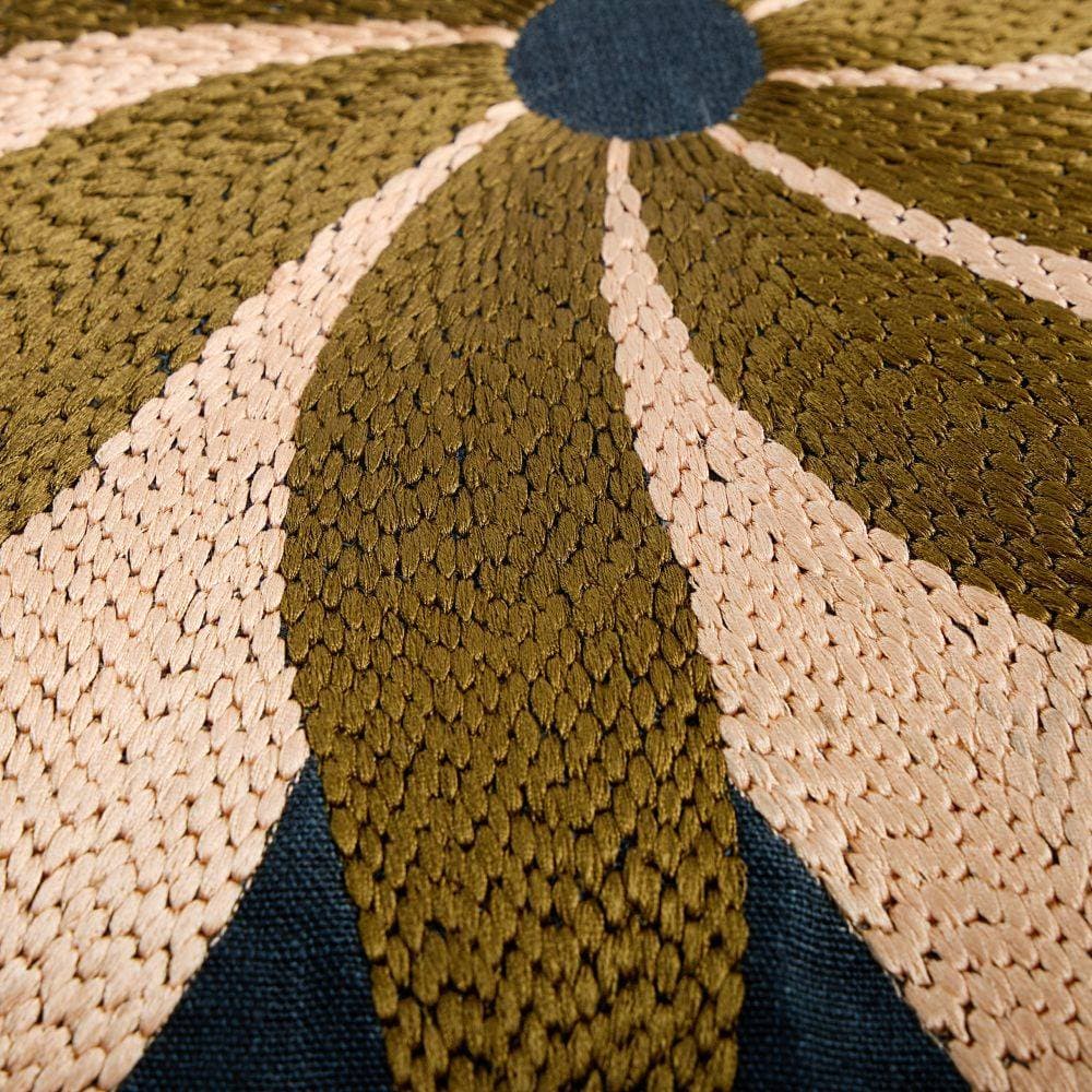 Coussin en 100% Lin Carmen Bleu