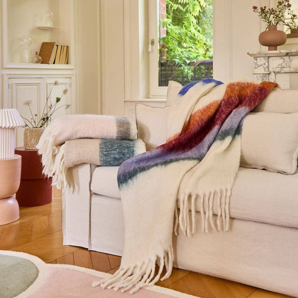 Plaid Bruna Bordeaux