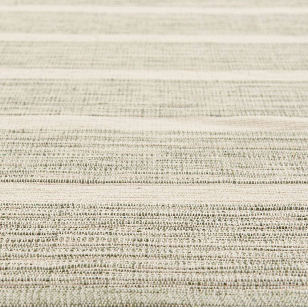 Tapis Clarence Vert tissé en 100% Coton recyclé