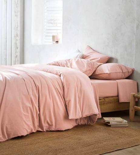 Parure de lit Bohème Percale Lavée (8 coloris)