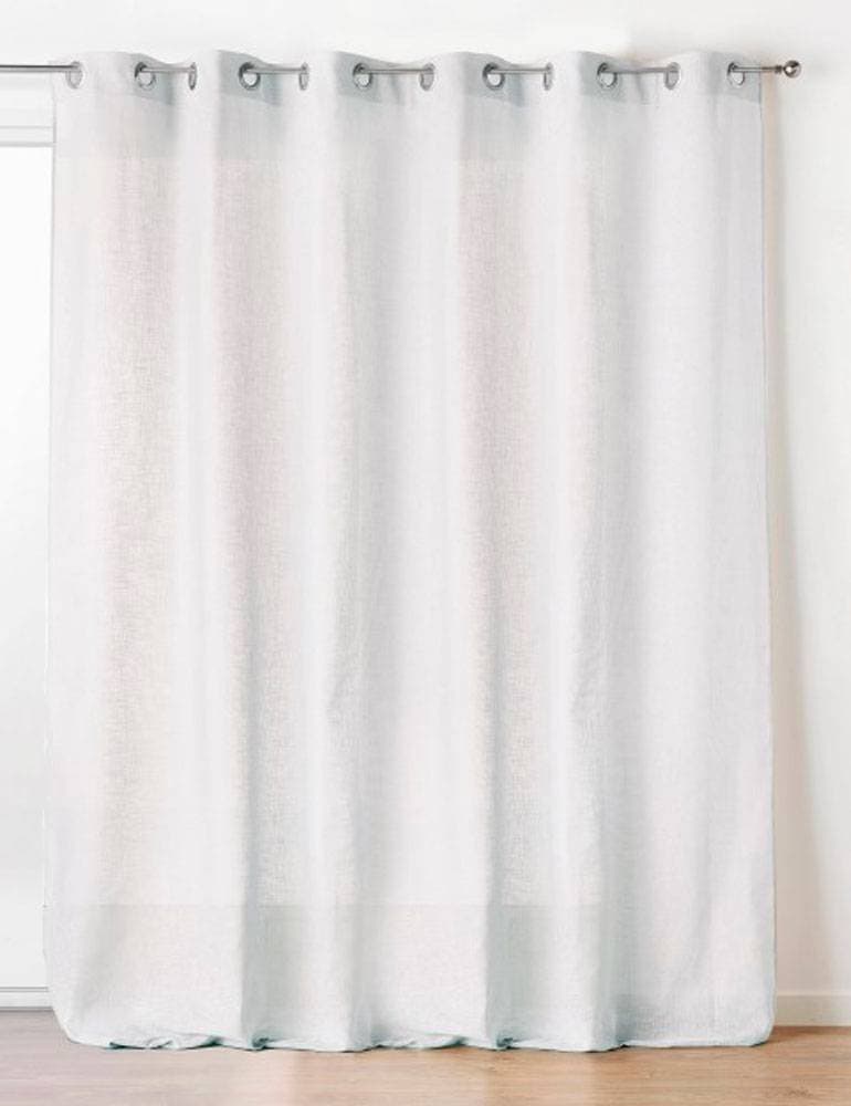 Voilage Grande Largeur Aspect Lin (240×260 cm – 4 coloris)