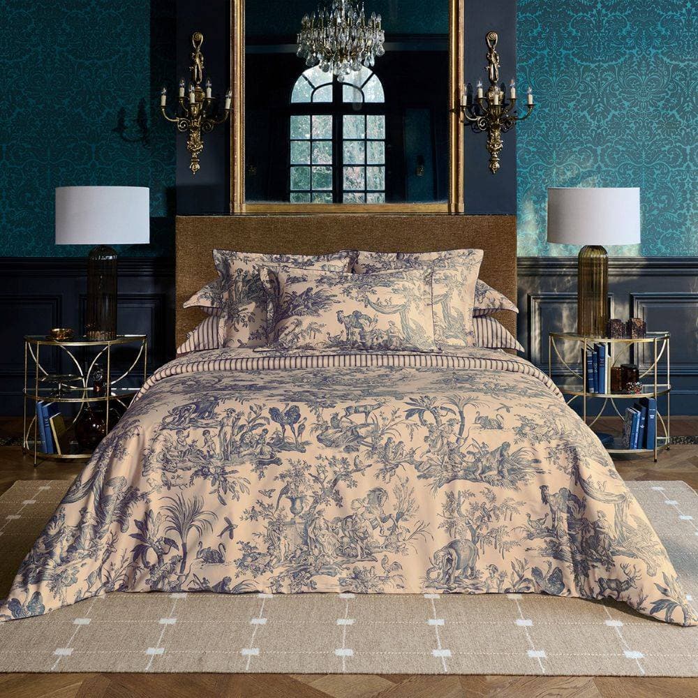 Drap plat 4 Continents Bronze/Marine
