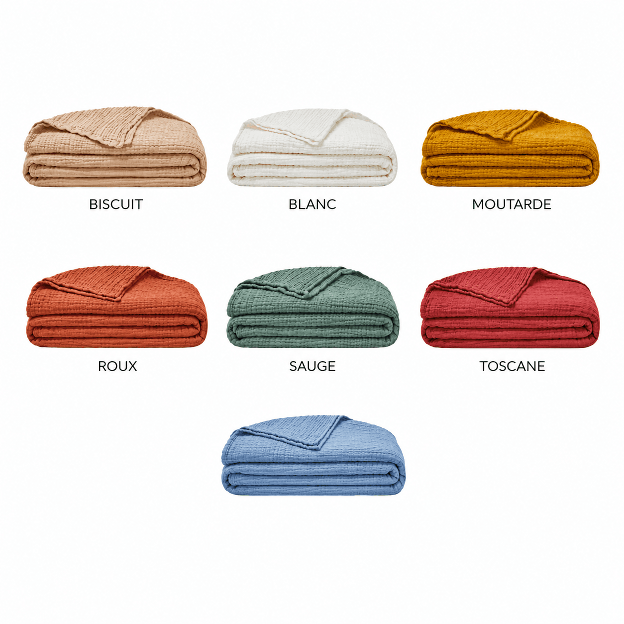 Collection Jazzy en Gaze de coton
