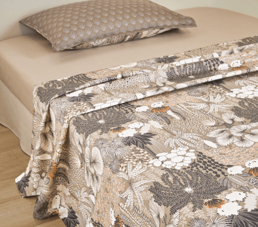drap plat Shalina Naturel par Blanc des Vosges