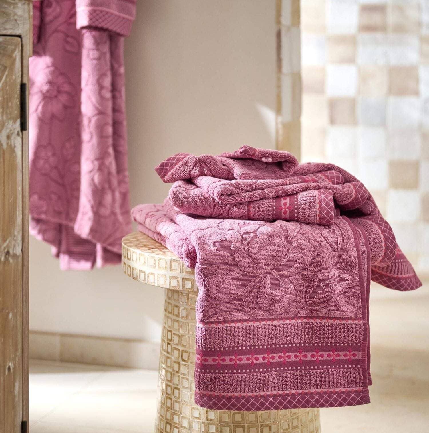 Drap de douche Jasmin Rose clair