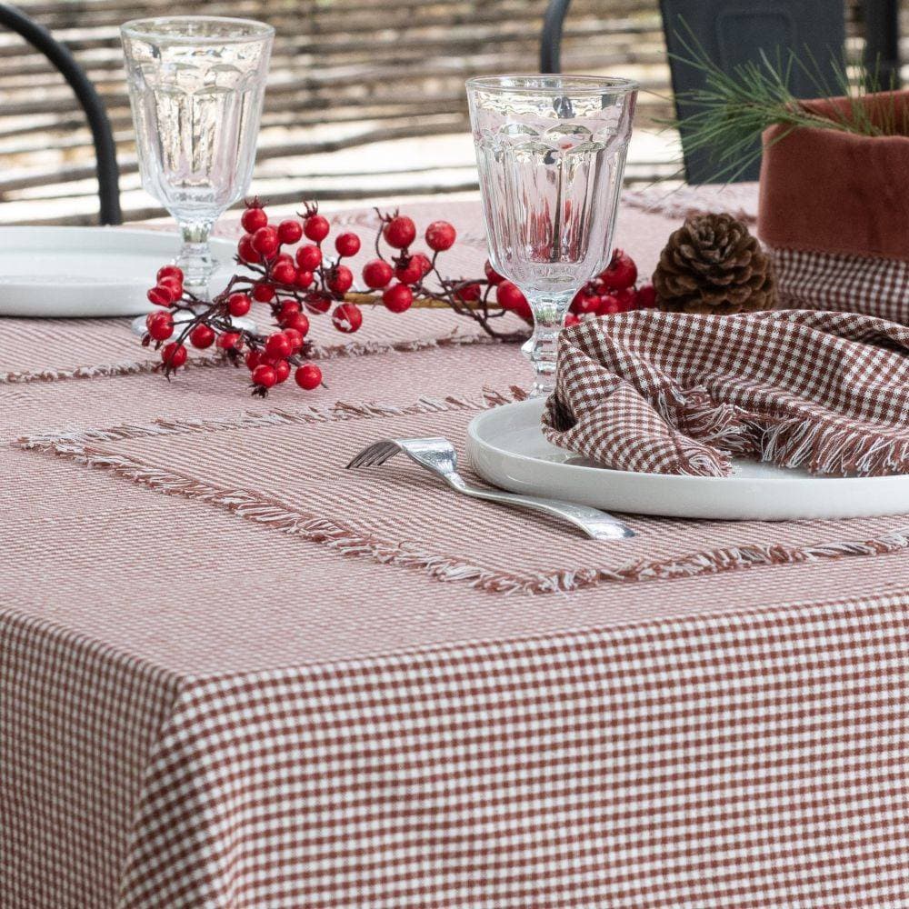 Lot de 6 sets de table Vic à franges