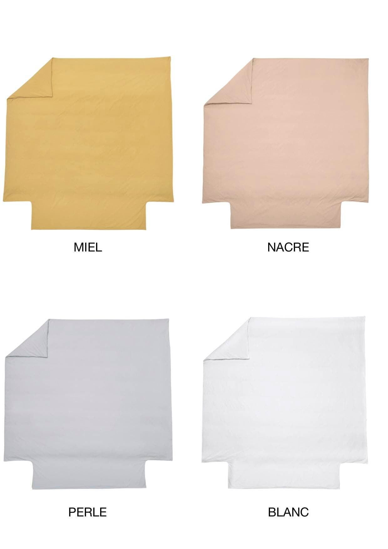 Housse de couette Bohème Percale Lavée (8 coloris)
