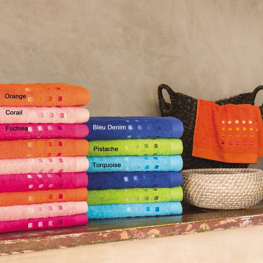 Drap de douche Pure Squares (13 coloris)